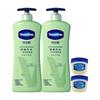 Vaseline Intensive Care Aloe Soothe Body Gel & Lip Therapy Original Balm Combo Pack