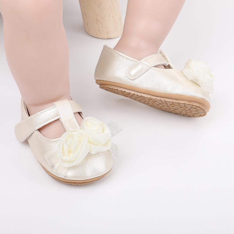 Spring & Autumn Princess Baby Walker Shoes for 0-1 Year Olds
