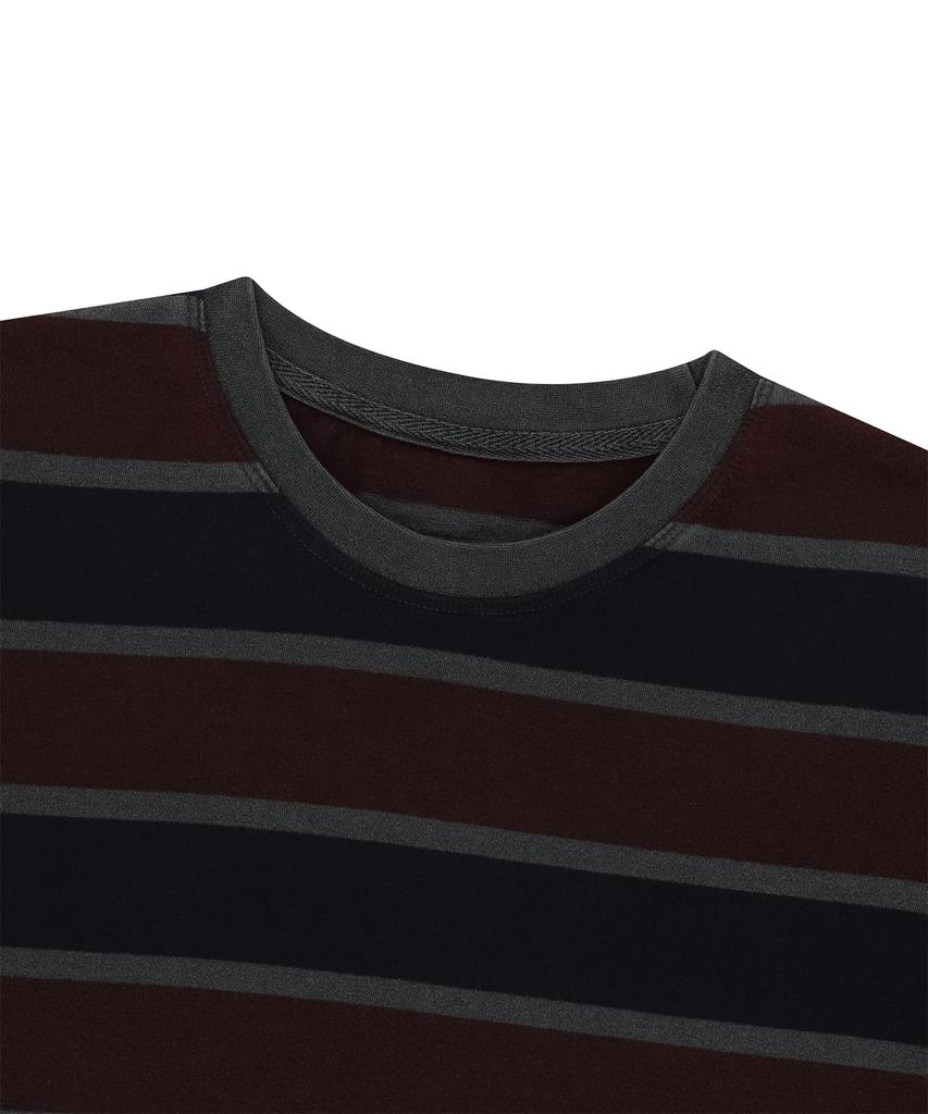 ENDOOR Vintage Stripe 1/2 T-Shirt (Vtg Red)