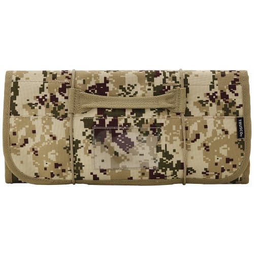 TRUSCO Digital Desert Camouflage Tool Roll, 670x355cm, 22 Pockets, TTR670DM