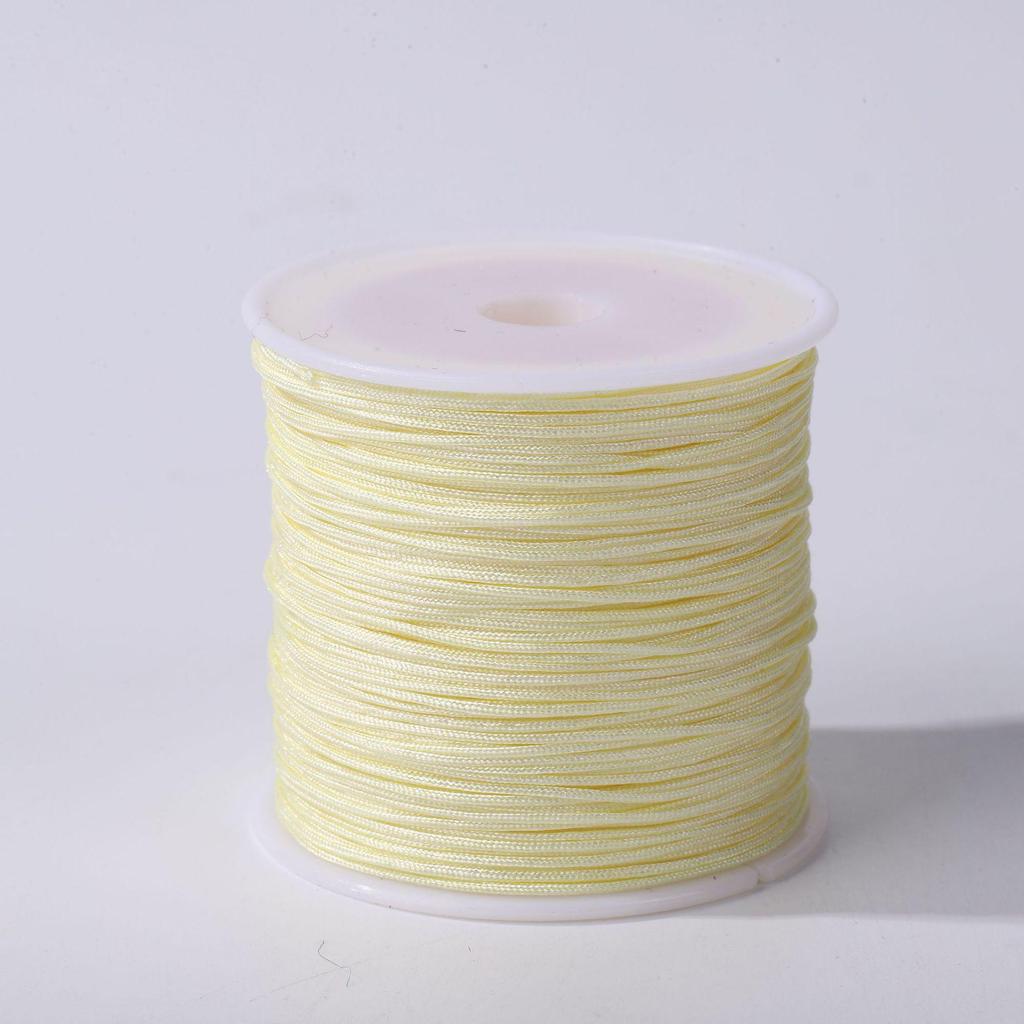 Handmade No. 72 Jade Thread - 0.8mm Wear-Resistant String for Jewelry Crafting, Hand Rope, Bracelets, DIY Necklaces, 50m