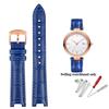 Watchband Rossini Cowhide Leather For 516752 616764 517784 5758g Notch Watch Chain Strap Red Bracelet Men Women 14mm 16mm 18mm