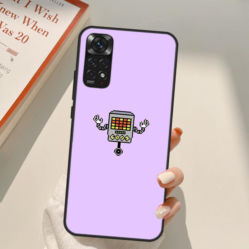 Anime Undertale Mettaton Case For Xiaomi Redmi Note 11 Pro 8 9 11S 10S 9S Note 10 Pro Cover For Redmi 10 10C 9A 9C