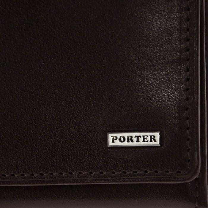 [Porter] Scene Bi-fold Wallet Black