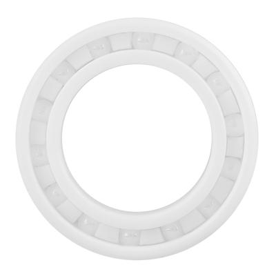 White Color ZrO2 Full Ceramic Miniature 6804 Ball Bearing 20*32*7mm
