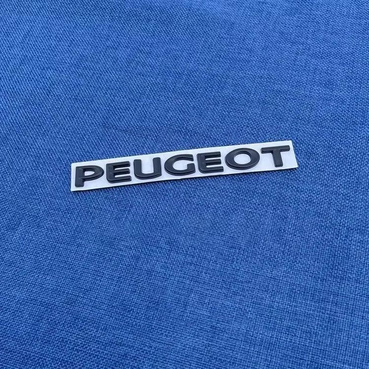Alloy Car Rear Trunk Emblem Modified Sticker for Peugeot206 207 208 301 307 308 406 407 408 508 607 2008 3008 4008 5008 GT