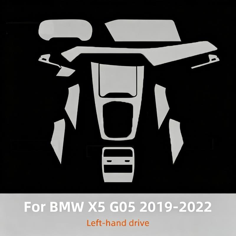For BMW X5 G05 - Transparent TPU Center Console PPF Protection Film TPU Interior Screen Protector Interior Film