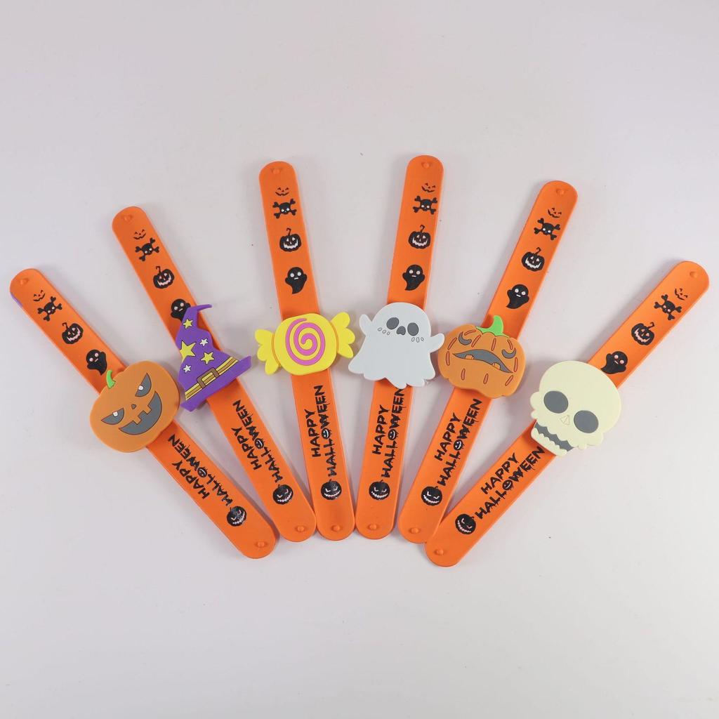 Cartoon Halloween Snap Bracelet for Kids - Creative and Fun Party Decoration