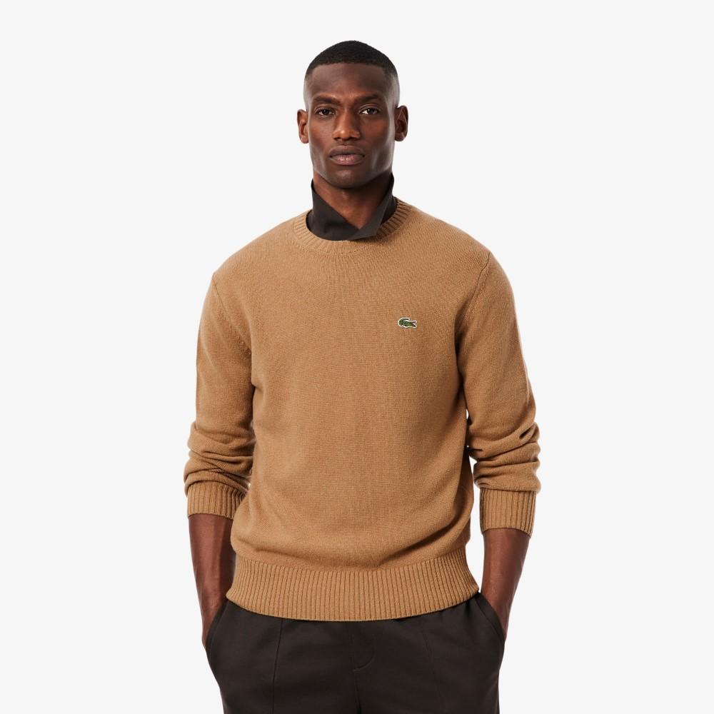 Lacoste Men's Wool Crewneck Sweater AH2916-55NTUY