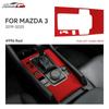 KodoLab Car Accessories Interior For Mazda 3 Axela 2019 2020-2025 Suede Gear Shift Panel Sticker Anti Scratch Wear Resistant