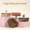 Yousheng Square Hair Scalp Massage Brush with Finger Strap Anti-Slip Hair Washing Scrubber for Deep Cleaning Exfoliating Relaxing Shower Shampoo Brush