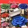 Rose Print Flowers Floor Mat Bathroom Water Absorbing Foot Mat Home Slip Anti