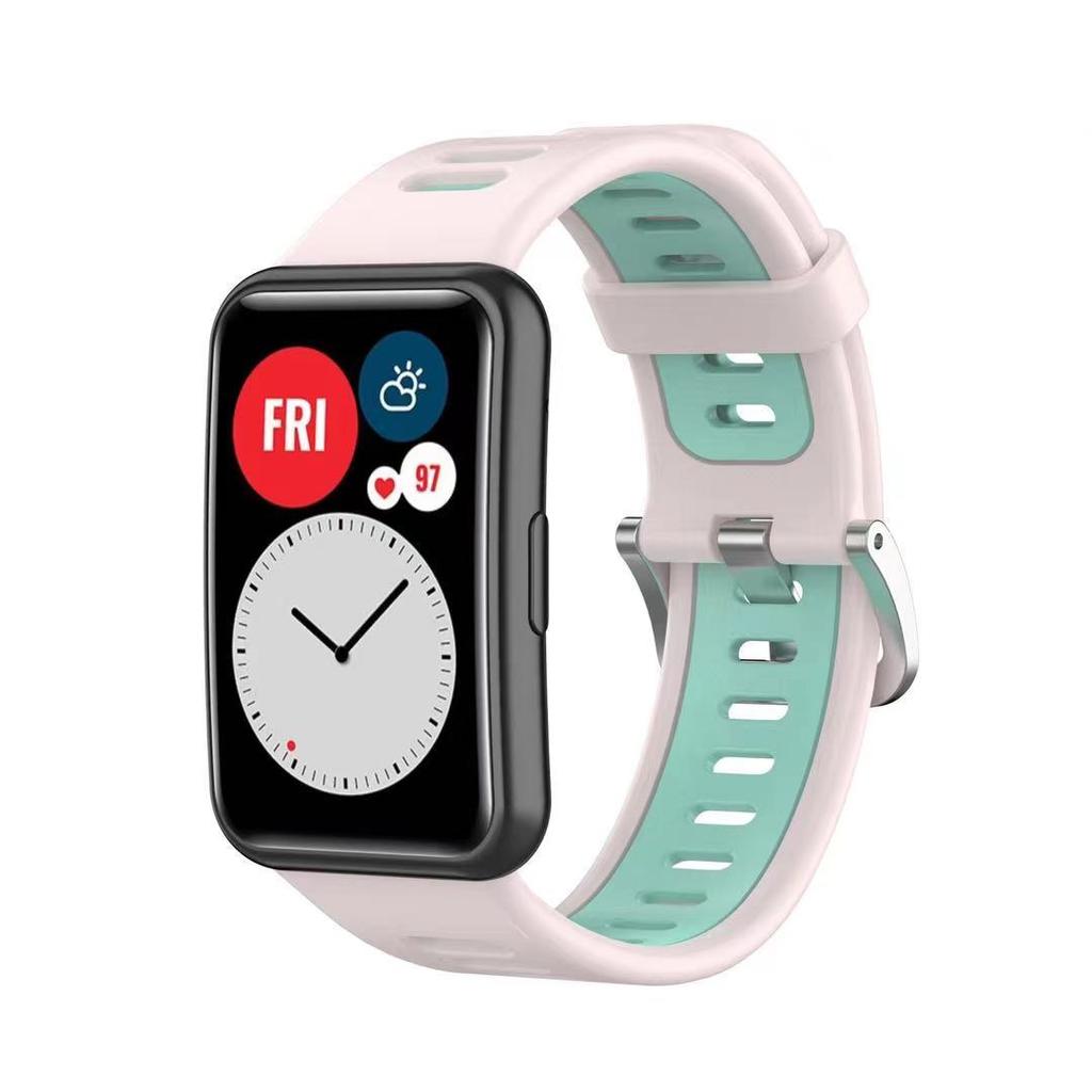 Silicone Strap For Huawei Watch Fit Original Smartwatch Replacement Band Belt Watch Accessories For Huawei Watch Fit New Corre