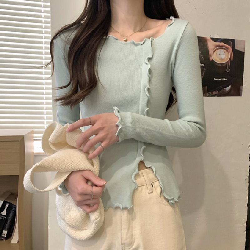 Autumn And Winter Long Sleeve Knitted Sweater Women Fashion Slim Fit Top Women Pullover Sweaters Vintage Elegant Female Knitwears Jumper 31074