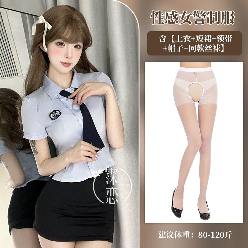 Sex lingerie sexy professional uniform seduction cosplay tight pure desire stewardess suit free hip wrap