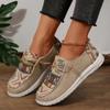 Scarpe Sportive da Donna Leggere Primavera Scarpe Basse Stringate Suola Morbida Sneakers Casual Donna Comode Antiscivolo Scarpe da Passeggio