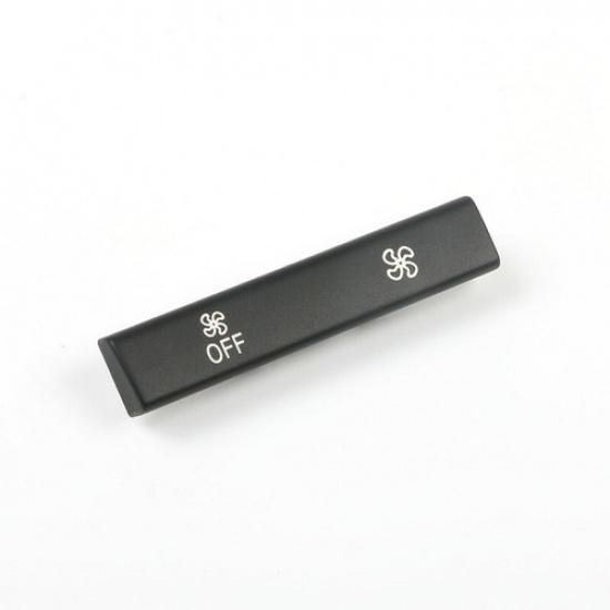 1x Black ABS Car Front AC Button Fan Speed Button For BMW X3 F25 2015-2017