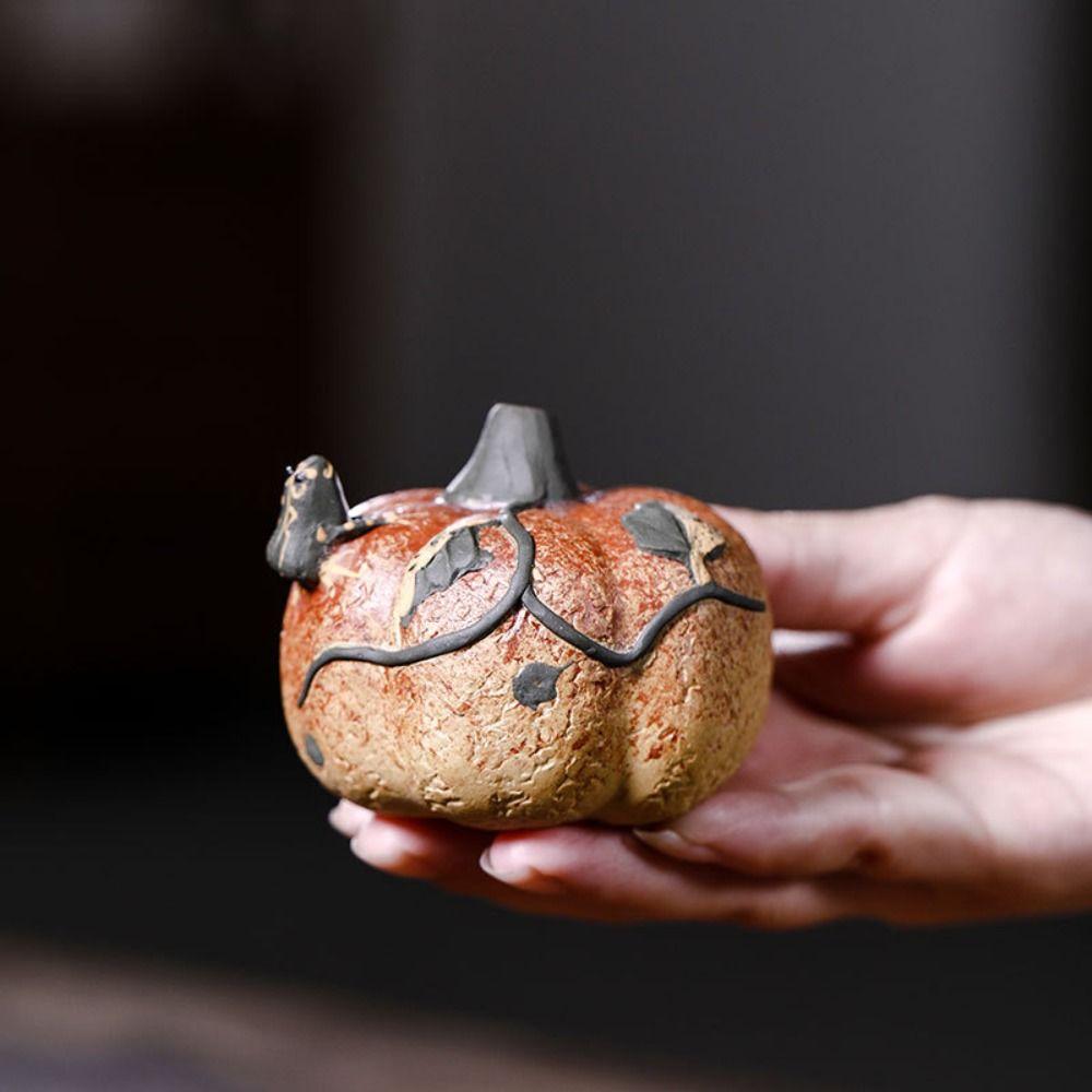 Cute Tea Set Ornaments Handmade Tea Play Figurine Frog Tea Pet  Living Room