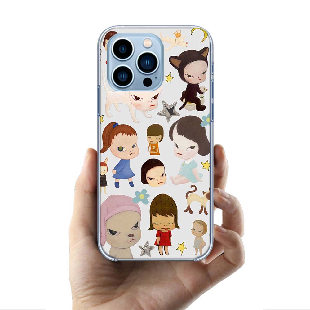 Cute Nara Yoshitomo Art Cases Phone Case For Iphone 17E 16E 17 Air 16 Pro Max 15 Pro 14 Plus 11 13 12 Mini Cover Cases Compatibl