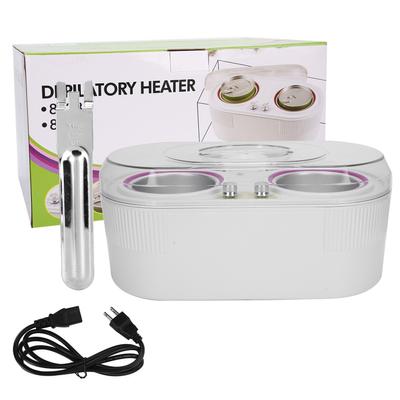 300W Double Wax Heater Adjustable Temperature Professional Hair Removal Wax Wamer MachineUS Plug