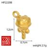 CARLIDANA Neuankunft Mode Edelstahl 3D DIY Obst Donut Anhänger Eiscreme Anhänger für Halskette Vergoldeter Schmuck
