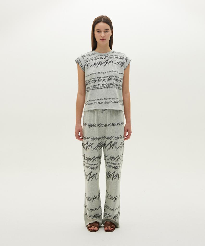 Meuameu Logo Knit Pants