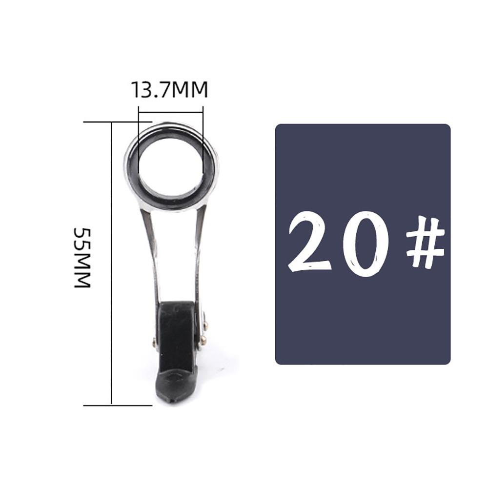 

1 шт. Нержавіюча сталь Вудилище Направляючі для волосіні Телескопічне Кільце для вушка Рибальські снасті Аксесуари 20 Type