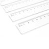 5 Pcs 15cm 20cm Clear Ruler Measuring Ruler Plastic Ruler Straight Ruler Multifunctional Rulers Drawing Tool