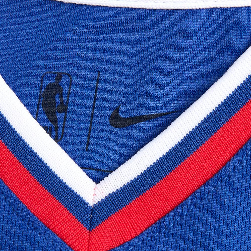 Nike X Συνεργασία NBA Γιλέκο Clippers Paul George 13 Μόδα Απλό Άνετο Πουλόβερ V-Λαιμός Παιδικά τοπ Μπλε 3Z2B3BZ6P-CLIPG