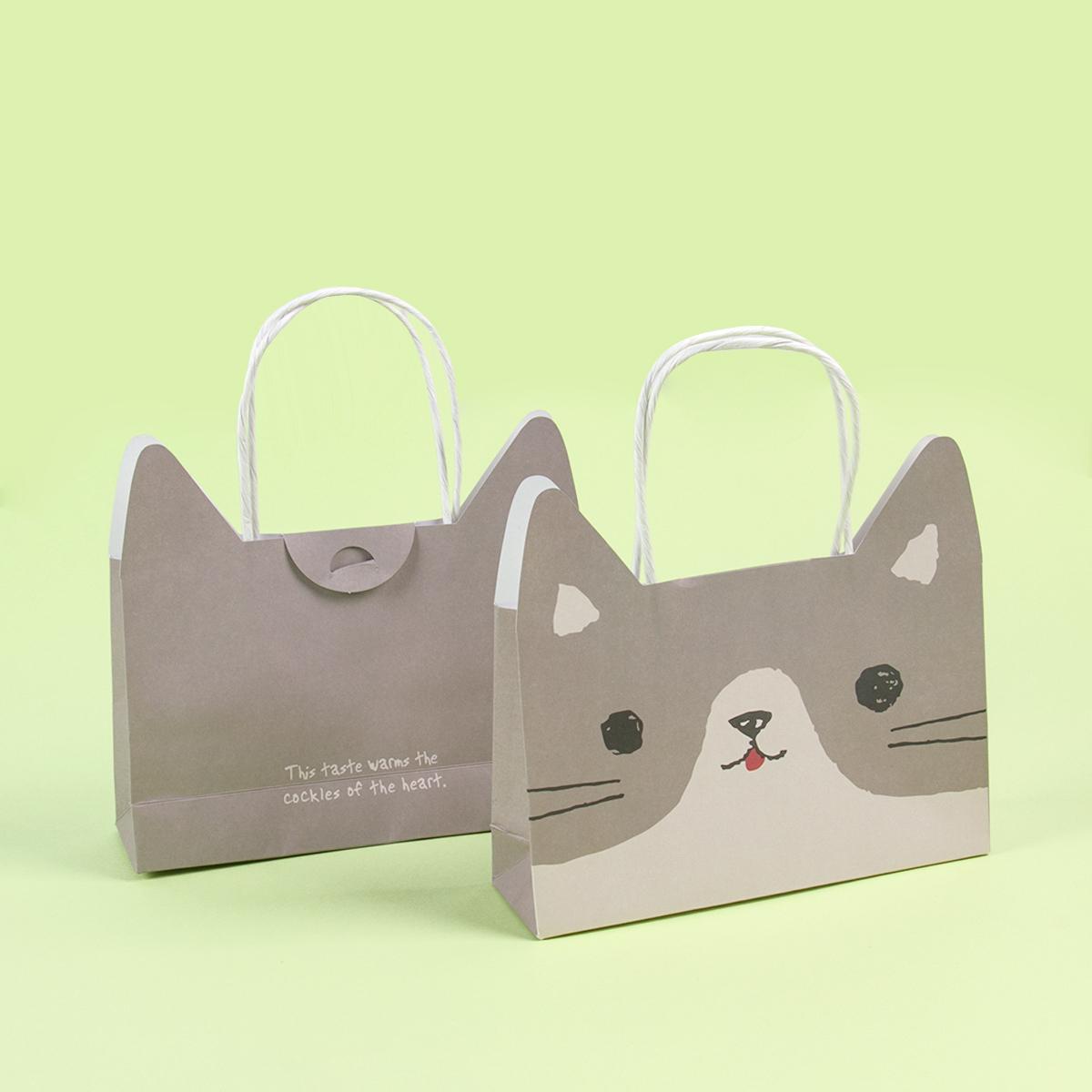 

Cute Animal Paper Gift Bag Bear Frog Dog Cat Gift Bag Baby Shower Supplies Jungle Birthday Party Candy Cookie Packaging Bags Other