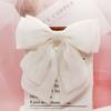 Elegante Accessorio Collare Papillon in Ceramica per Donne con Dettaglio in Tessuto Peluche per Abbigliamento Formale