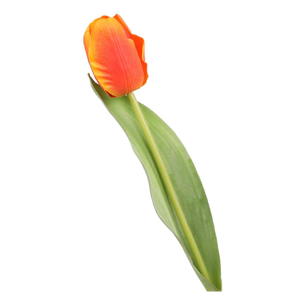 Yousheng Simulated Tulip 37cm Artificial Tulip Faux Silk Fake Tulip Flower Bulk for Vase Wedding Home Decor Spring Parties Mother's Day Gift