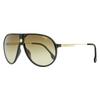 Carrera UniSex Wrapped Bridge SunglaSSeS 1034 S 807ha Black 63mm 807ha