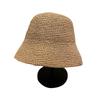 Stro Hoed Dames Kleine Verse K-stijl Trendy Makkelijk te Combineren Japanse Stijl Strand Zon Hoed Zomer Dun Gezicht-bedekkend Geweven Vissershoed