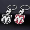 Car Keychain Car Emblem Gift with Key Ring Auto Accessories for Dodge SRT Ram 1500 Durango Journey Charger Challenger Caliber Caravan