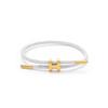 Braided Rope Bracelet Adjustable for Women with Stainless Steel Charms Arm Stacking Jewelry