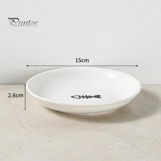 Pet Feeder Bowl Ceramic Anti-overturn Raised Iron Stand Protect Cervical Treat Dish Vertebra Cats Dogs Water Food Feeding Supplies