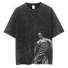 Hip Hop T-Shirt Anime Printed Streetwear Short Sleeve Vintage Japanese Graphic TShirt Men Harajuku Casual Daily Wear Cool Top