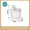 Airtight Laundry Detergent Dispenser Easy to Clean Clear Washing Powder Liquid Holder with Lid for Household Laundry Organization