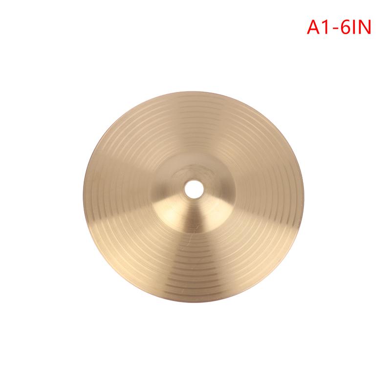 6/8/10-дюймовые барабанные тарелки из латуни, перкуссионные тарелки сплэш, крэш, хай-хэт, джазовые барабанные тарелки для музыкальных инструментов, барабанные тарелки 6INCH