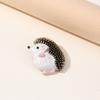 Cute Enamel Hedgehog Brooch For Women Fashion Animal Jewelry Accessories For Jackets Or Bag Decoration