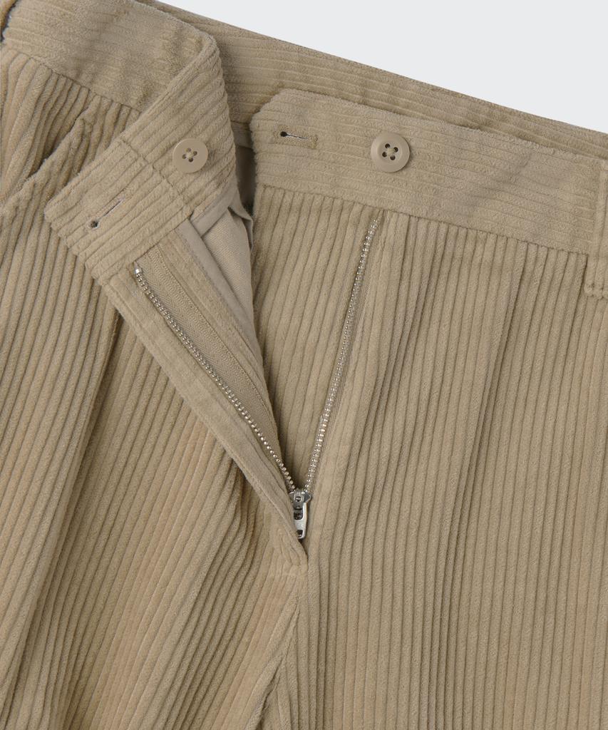 MUSINSA STANDARD WOMAN Women'S Corduroy Wide Cargo Pants [Beige]