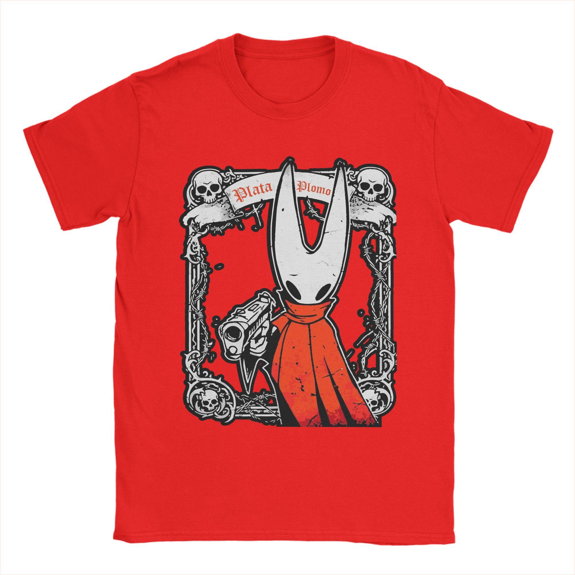 Unisexs Silver Hornet or Lead Silksong Hollow Knight T Shirt 100 Cotton Clothing Vintage Tee Shirt Birthday Present TShirt S
