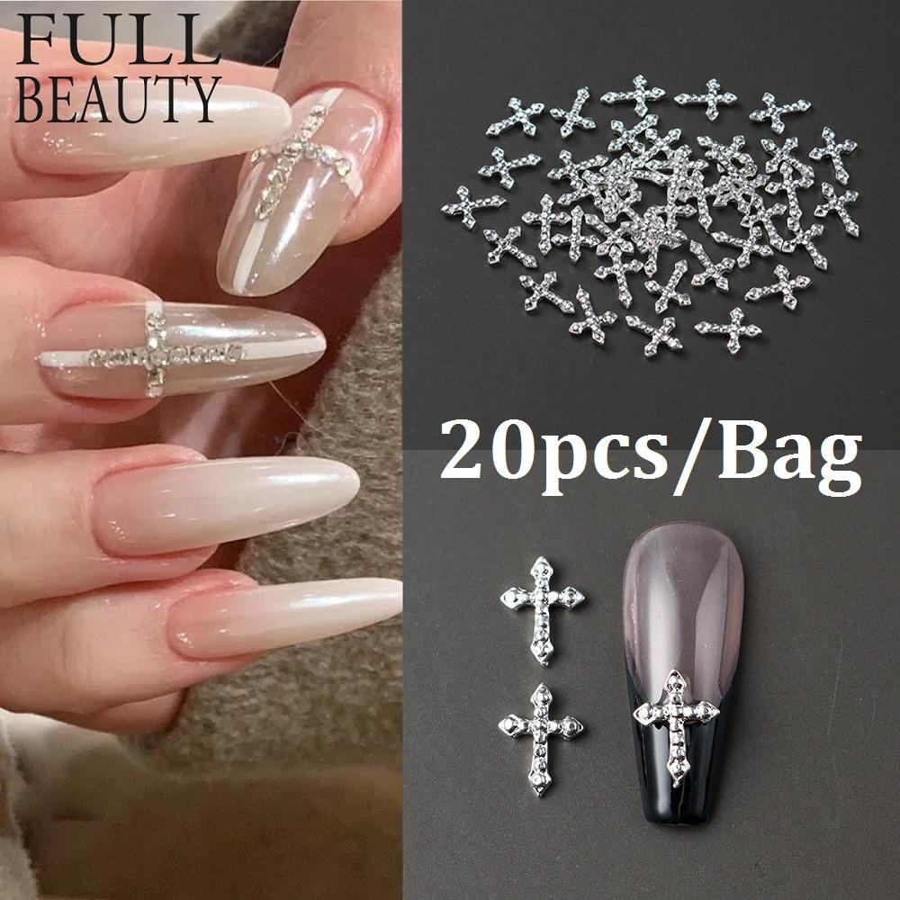 

Прикраси для нігтів у темному стилі в стилі панк. Чорний інструмент для виготовлення нігтів. Шпильки для нігтів. Аксесуари 1 Bag(20pcs)