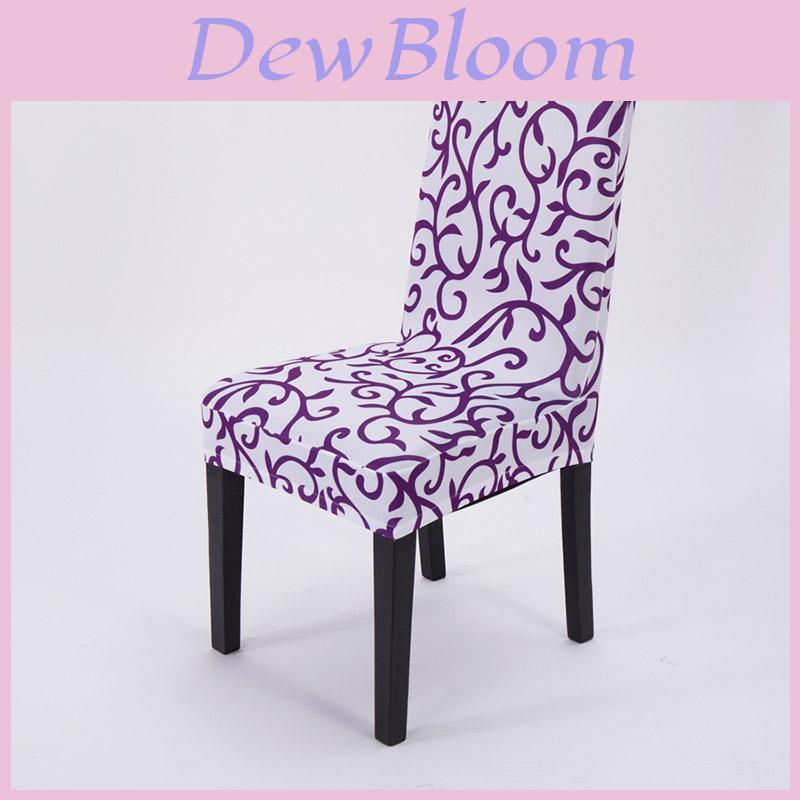 Luxurious Stretch Spandex Chair Covers For Dining Room Wedding Banquet Party Seating