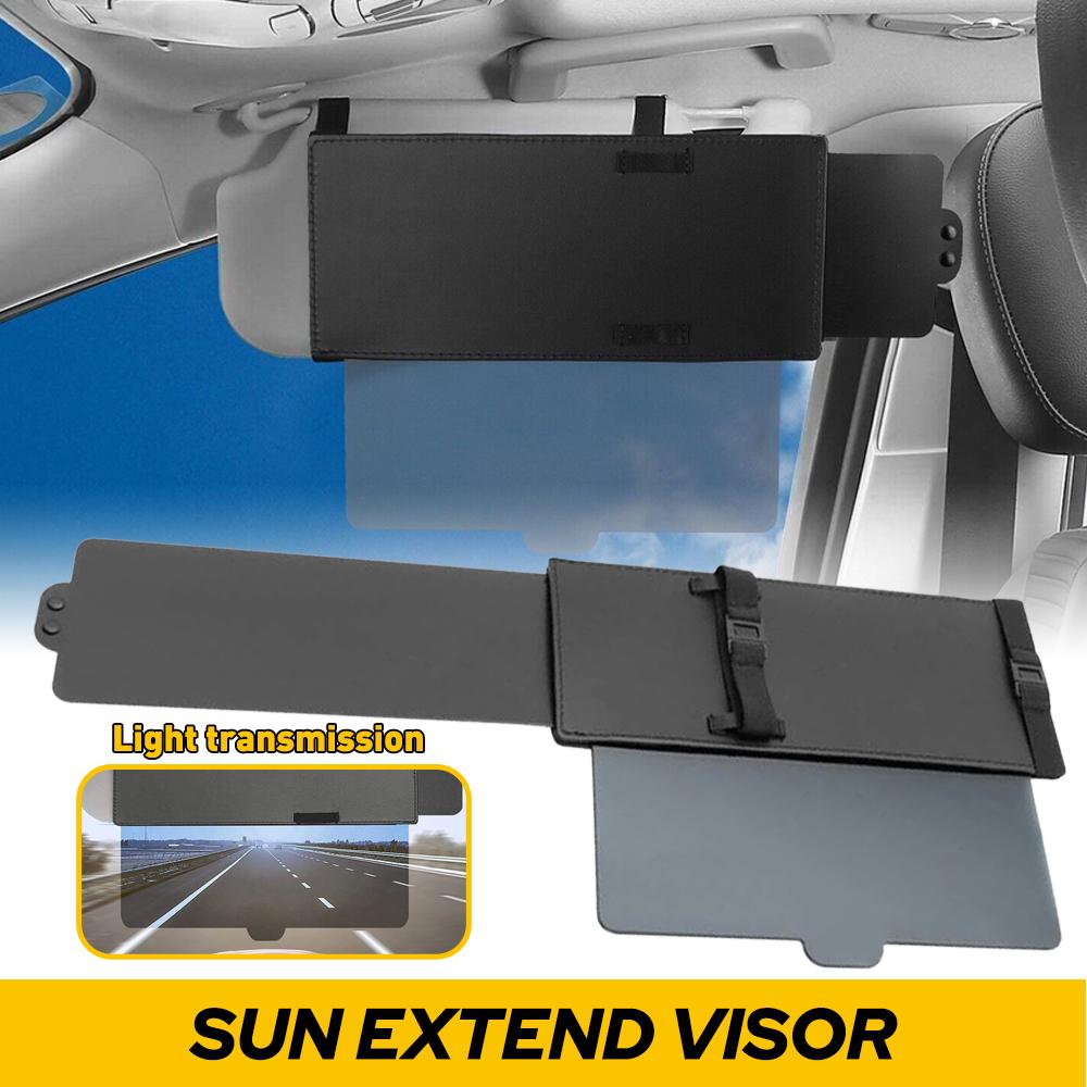 Car Shade For Sun Extend Visor Shield Anti Glare Extension Driving Universal Windshield Folding Front Car Window Accessories