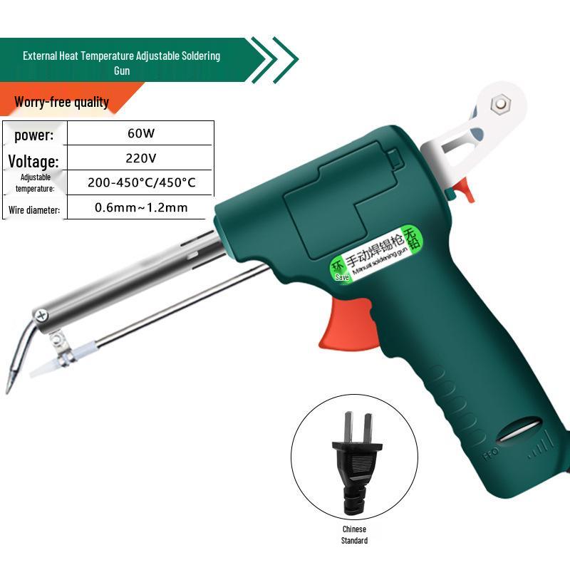 "Pistola Saldante Elettrica Portatile 220V - Regolabile da 60W a 80W"