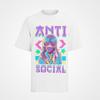 Organic Cotton Mens Fan T-Shirt Mens Womens Tees Top Anime Manga Social Anime Gangster