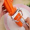 Stainless Steel Multifunctional Fruit Knife, Cucumber Peeler, Potato Slicer, Kitchen Peeler, Outdoor Kitchenware
