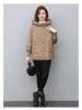 Women's Mid-Length Lightweight Down Jacket - 2024 Winter Loose Fit, Versatile, Small Size, Mom-Style Duck Down Coat